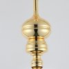 Lampa wisząca czarno-złota abażurowa ozdobna designerska elegancka klasyczna minimalistyczna QUEEN MP-8846-18 black gold Step Into Design
